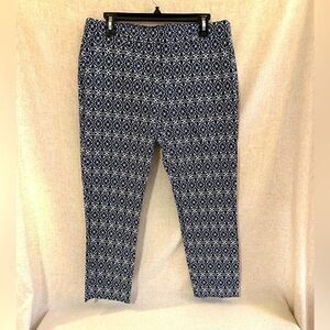Katherine Barclay Montreal Cropped Ankle Pant Size 10